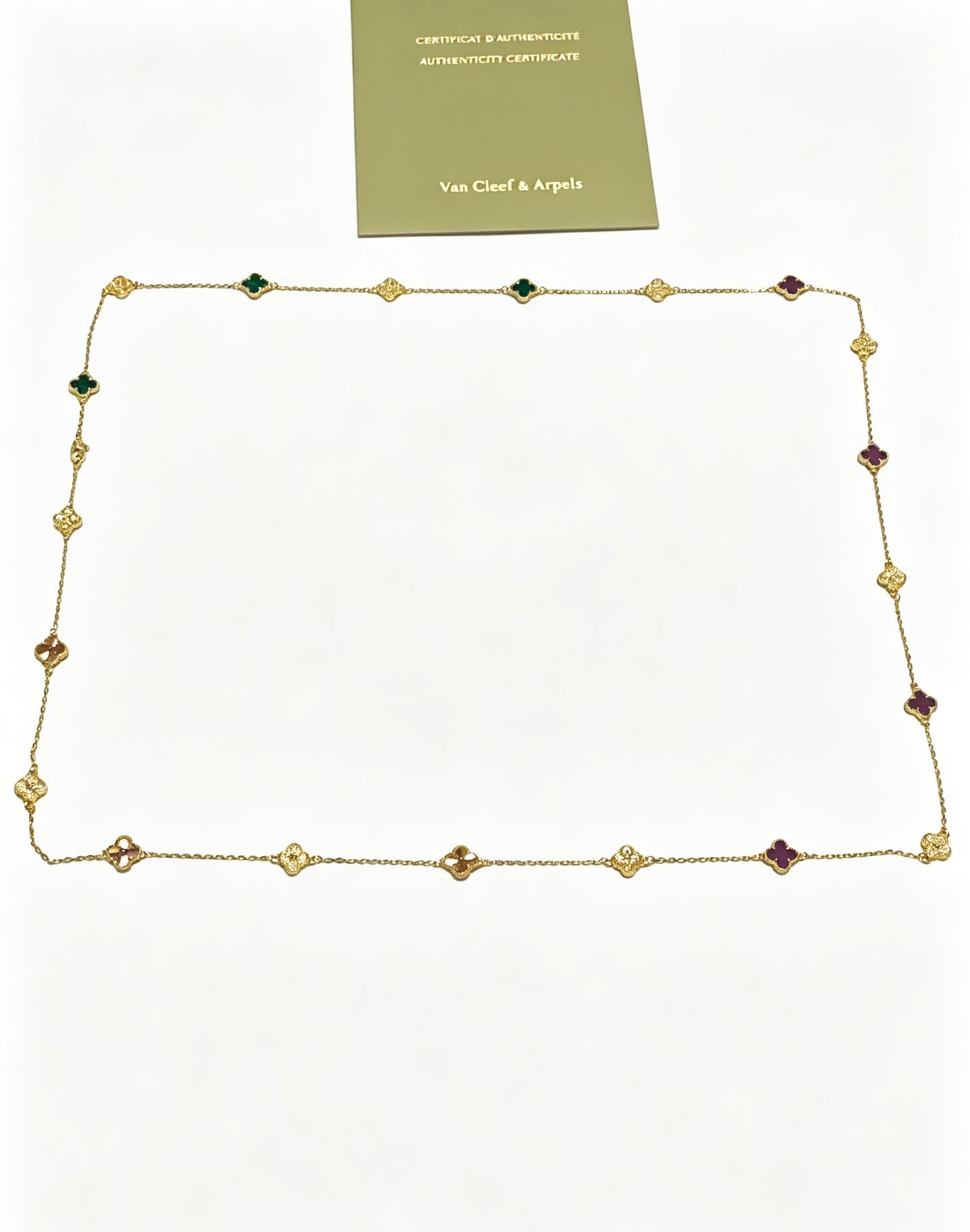 Van Cleef & Arpels Vintage Alhambra Gold Necklace